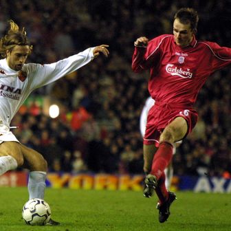 Gabriel Batistuta i Dietmar Hamann (Foto: AFP)