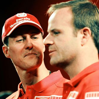Rubens Barrichello i Michael Schumacher (Foto: AFP)