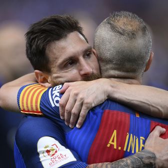 Lionel Messi i Andres Iniesta (Foto: AFP)