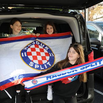 Navijači Hajduka uoči finala