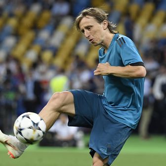 Luka Modrić na treningu Reala (Foto: AFP)