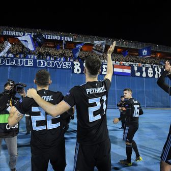 Dinamo slavi pobjedu protiv Benfice (Photo: Marko Lukunic/PIXSELL)