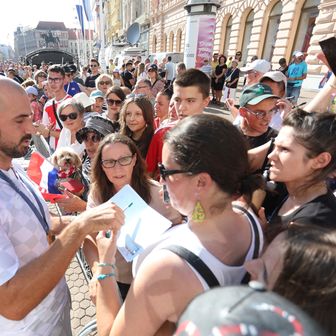 Doček olimpijaca u Zagrebu