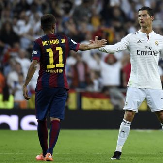 Neymar i Cristiano Ronaldo (Foto: AFP)