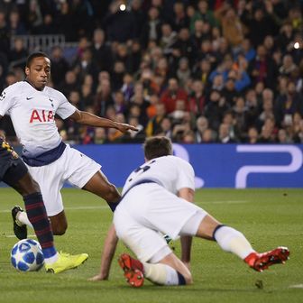 Dembele zabija Tottenhamu (Foto: AFP)