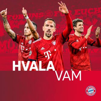 Bayernova čestitka (Foto: Bayern/Facebook)
