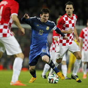 Lionel Messi protiv Hrvatske (Foto: AFP)