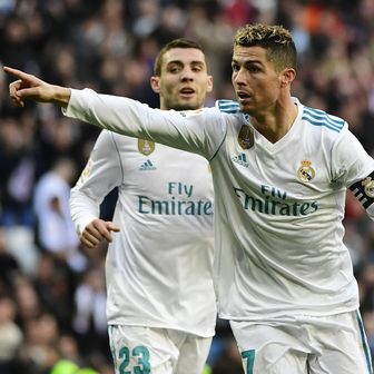 Cristiano Ronaldo slavi pogodak (Foto: AFP)