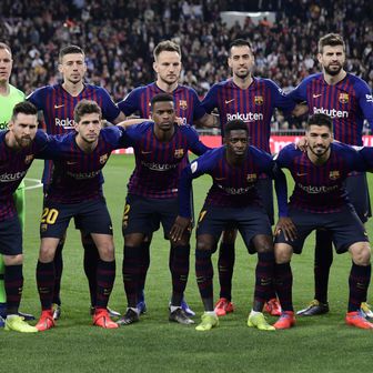 Momčad Barcelone (Foto: AFP)