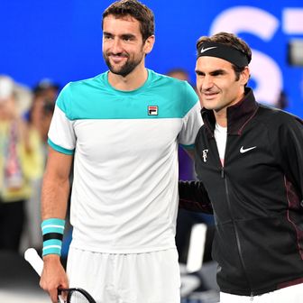 Marin Čilić i Roger Federer (Foto: AFP)