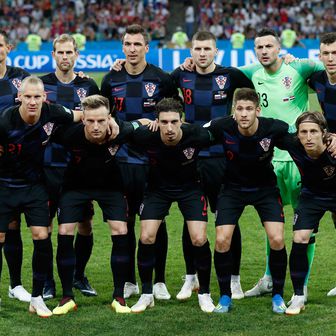 Hrvatska reprezentacija protiv Rusije (Foto: AFP)