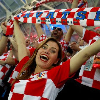 Navijači na utakmici Rusija - Hrvatska (Foto: AFP)