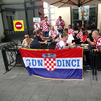 Hrvatski navijači u Moskvi (Foto: GOL.hr)