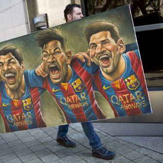 Nekadašnji napad Barce: Neymar, Messi i Suarez (Foto: AFP)