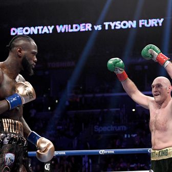 Wilder i Fury (Foto: AFP)