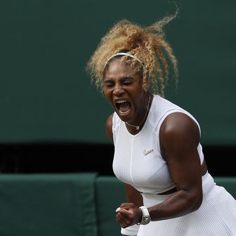 Serena Williams slavi osvajanje poena (Foto: AFP)
