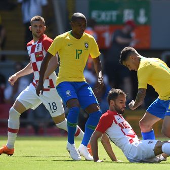 Hrvatska protiv Brazila na Anfieldu (Foto: AFP)