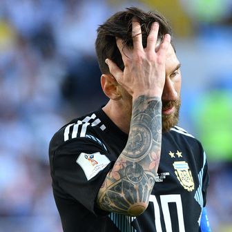 Messi na utakmici protiv Islanda (Foto: AFP)
