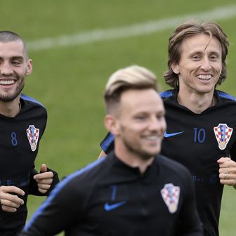 Trening hrvatske nogometne reprezentacije (Foto: AFP)