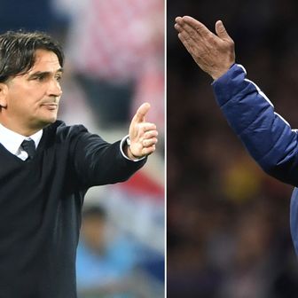 Zlatko Dalić i Jorge Sampaoli (Foto: AFP)