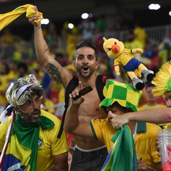 Brazilski navijači (Foto: AFP)