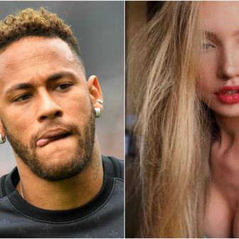 Neymar i Najila Trindade (Foto: AFP/Instagram)