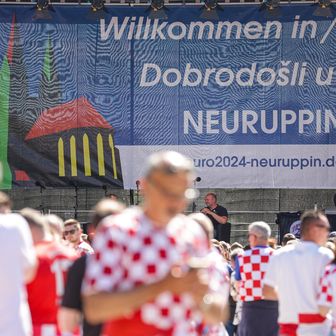 Hrvatski navijači u Neuruppinu