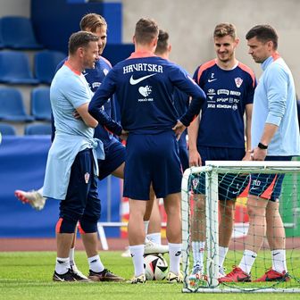 Trening hrvatske nogometne reprezentacije