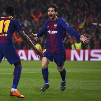 Lionel Messi i Ousmane Dembele (Foto: AFP)