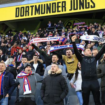 Navijači Hajduka u Dortmundu