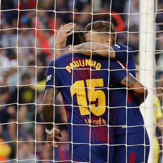Slavlje Barcelone (Foto: AFP)