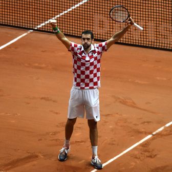 Marin Čilić slavi pobjedu (Foto: AFP)