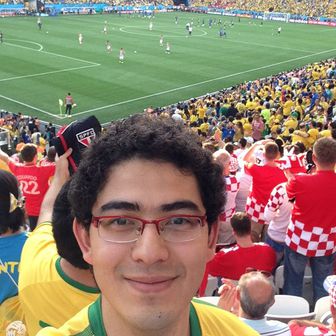 Jonathan Kikudome na utakmice Brazila i Hrvatske 2014. u Sao Paolu