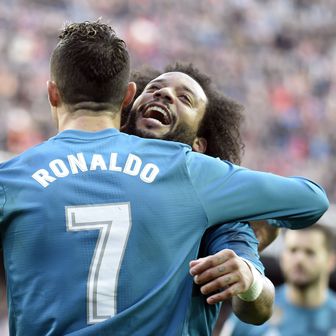 Marcelo i Cristiano Ronaldo (Foto: AFP)