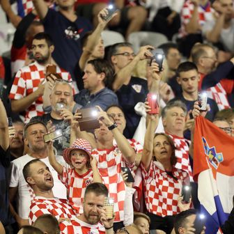 Hrvatski navijači na Poljudu (Foto: Slavko Midzor/PIXSELL(