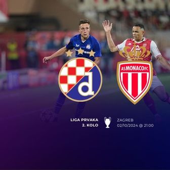 DINAMO - MONACO, prijenos