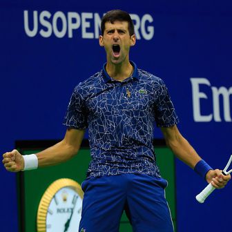 Novak Đoković slavi pobjedu na US Openu (Foto: AFP)