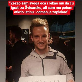 Rakitićeva objava na storyju (Instagram)