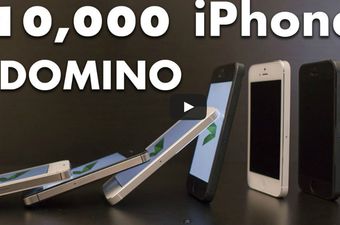 10.000 iPhonea 5 iskoristili u svrhu domina kako bi predstavili NFC tehnologiju