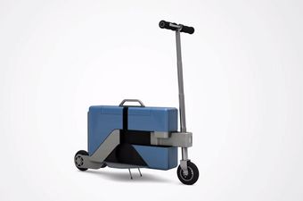 Portabilni kovčeg koji je ujedno i električni skuter