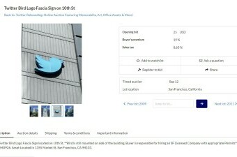 Aukcija Twitterovih stvari