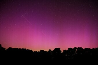 Perzeidi i aurora borealis u Poljskoj