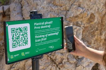 QR kod za provjeru kvalitete mora