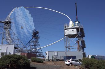 CTA (Cherenkov Telescope Array), LST-1 (Large Size Telescope) (Foto: Daniel López / IAC)