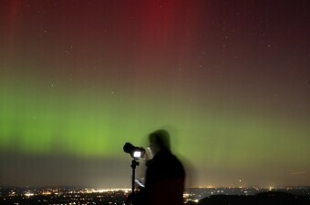 Polarna svjetlost iznad Virginije