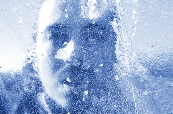 Smrznuti čovjek, ilustracija