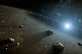 Asteroidni pojas, ilustracija