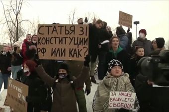 Prosvjed u Rusiji - 1