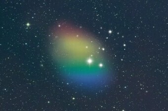 Umjetnički prikaz kozmičkog objekta J0613+52