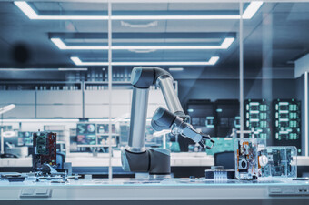 Robotska ruka, ilustracija